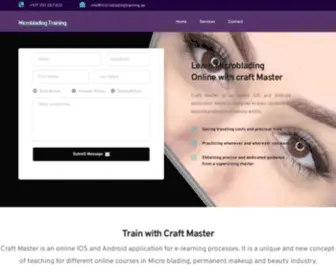 Microbladingtraining.ae(Microblading Training) Screenshot