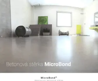 Microbond.cz(Betonová Stěrka MicroBond) Screenshot