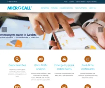 Microcall.com(Call Accounting) Screenshot