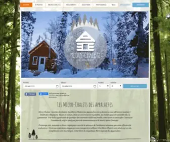 Microchaletsdesappalaches.com(Micro Chalets) Screenshot