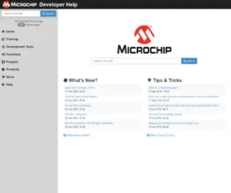 Microchipdeveloper.com(Developer Help) Screenshot