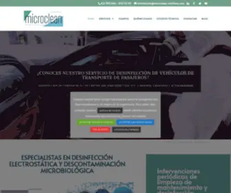 Microclean-Solutions.com(Desinfección) Screenshot