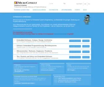 Microconsult.de(Experience Embedded) Screenshot