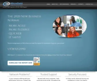 Microdata.com(IT outsourcing) Screenshot