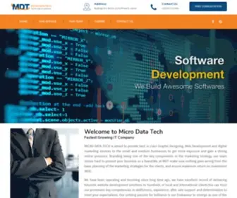 Microdatatech.net(IT Software Company) Screenshot