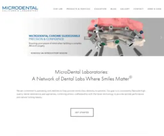 Microdentalca.com(MicroDental California Site) Screenshot