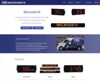 MicrodevPeru.com(Diseño electronico) Screenshot