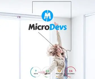 Microdevs.com(MicroDevs develops the best quality website) Screenshot