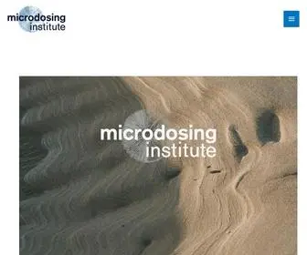 Microdosinginstitute.com(Microdosing Institute) Screenshot