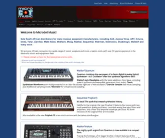 Microdotmusic.com(Microdotmusic) Screenshot