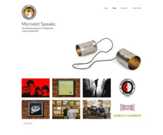 Microdotspeaks.co.uk(Microdot Speaks) Screenshot