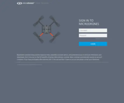 Microdrones-Services.com(Microdrones Customer Support) Screenshot