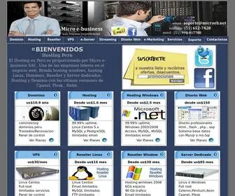 Microeb.net(Hosting Peru) Screenshot