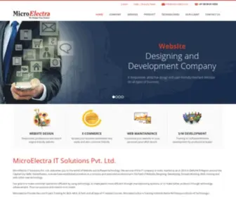 Microelectra.in(Website Designing Company) Screenshot