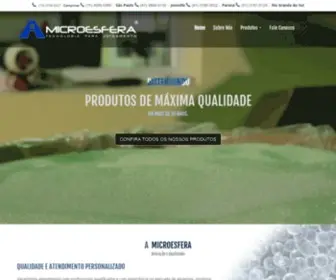 Microesfera.com.br(Tecnologia Para Jateamento e Sinalização Viária) Screenshot