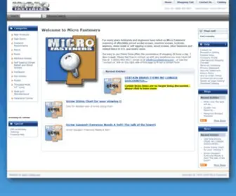 Microfasteners.com(Microfasteners) Screenshot