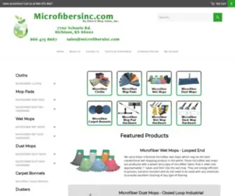 Microfibersinc.com(Microfiber Cleaning Products) Screenshot