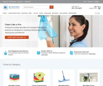 Microfiberwholesale.com(Microfiber Wholesale®) Screenshot