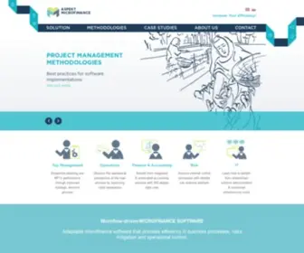 Microfinancesoftware.com(Aspekt Microfinance Software I Workflow Technology for Loan Lifecycle Management) Screenshot