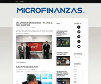 Microfinanzas.pe(Microfinanzas) Screenshot