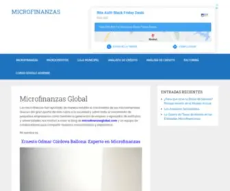 MicrofinanzasGlobal.com(Microfinanzas) Screenshot