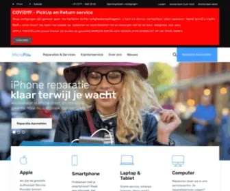 Microfix.nl(Apple erkend serviceprovider voor iMac) Screenshot