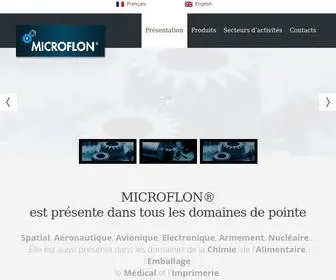 Microflon.com(Revetement Teflon) Screenshot