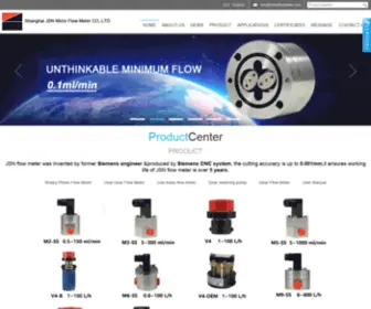 Microflowmeter.com(JSN micro flow meter company) Screenshot