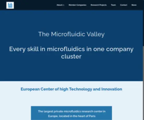 Microfluidic-Valley.com(All about microfluidics) Screenshot