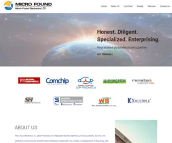 Microfound.com(Micro-Found Electronics) Screenshot