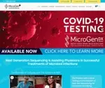 Microgendx.com Screenshot
