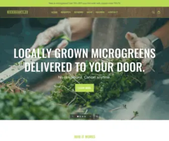 Microgiants.co(Columbus Microgreens Farm with Free Home Delivery) Screenshot