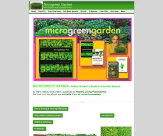 Microgreengarden.com(How to Grow Microgreens) Screenshot