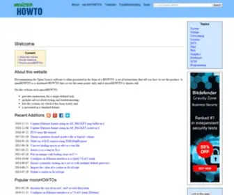 Microhowto.info(MicroHOWTO: Welcome) Screenshot