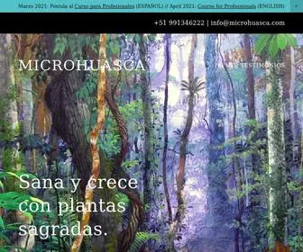 Microhuasca.com(Microdosis de Ayahuasca en Perú) Screenshot