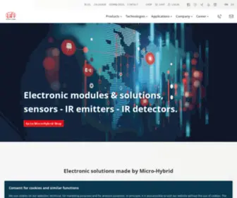Microhybrid.com(Ndir sensors) Screenshot