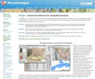 Microimages.com(Geospatial mapping) Screenshot