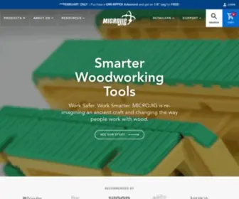 Microjig.com(Smarter Woodworking Tools) Screenshot