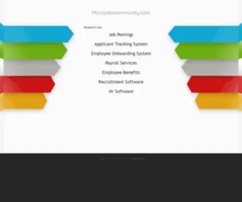 Microjobscommunity.com(microjobscommunity) Screenshot