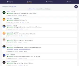 Microlancer.io(Microtask freelancing with bitcoin & lightning network) Screenshot