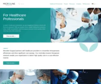 Microlinesurgical.com(Microline Surgical) Screenshot