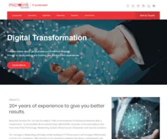 Microlink.co.in(Microlink) Screenshot