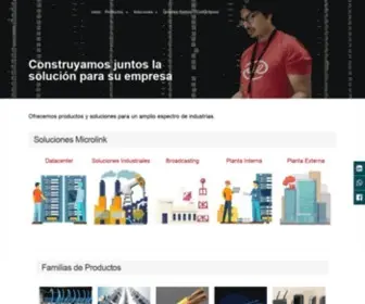 Microlink.com.co(Conectividad para redes de telecomunicaciones) Screenshot