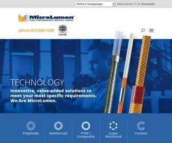 Microlumen.com(MicroLumen) Screenshot