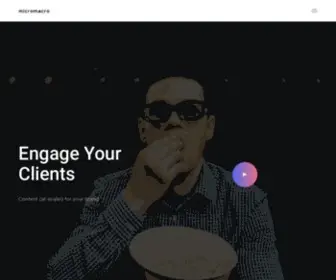 Micromacro.agency(Content (at scale) Screenshot