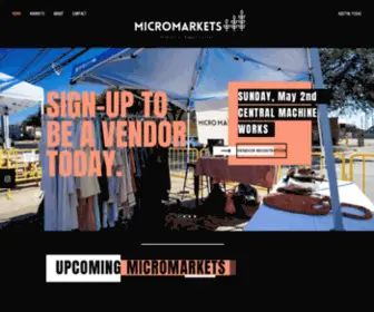 Micromarketsatx.com(Events) Screenshot