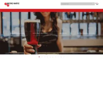 Micromatic.com(Draft Beer Equipment) Screenshot