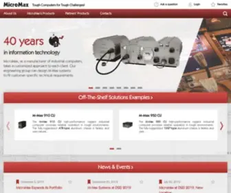 Micromax.com(MicroMax Computer Intelligence) Screenshot