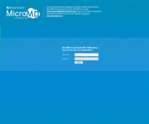 Micromdcloud.com(Micromd cloud) Screenshot