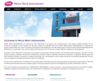 Micromechinstruments.com(Micro Mech Instruments) Screenshot